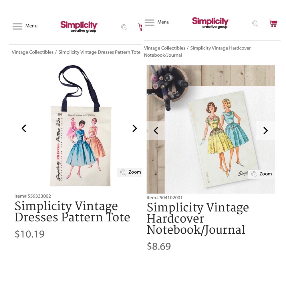 💎3/$25💎 Simplicity Tote Bag+ Notebook Gift set